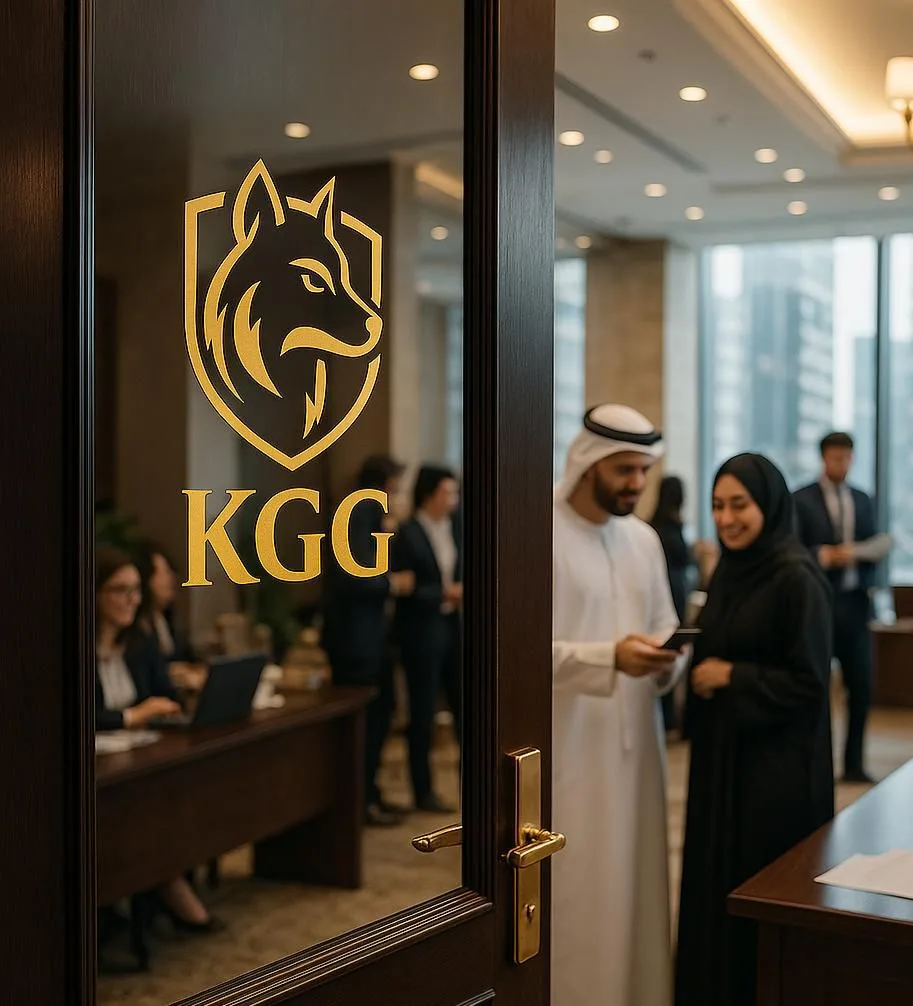 فريق KGG مع الشركاء في أبوظبي