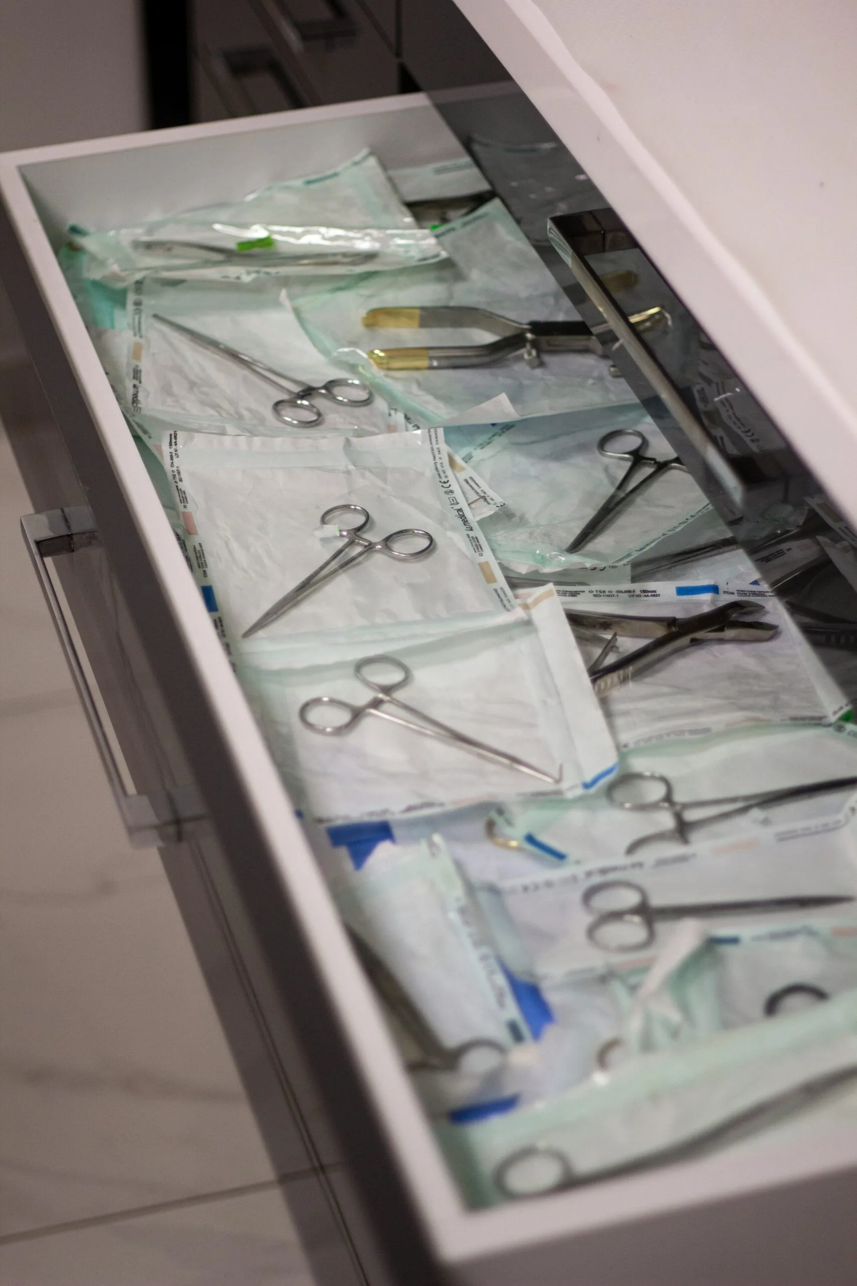 Medical equipment in a clinical setting