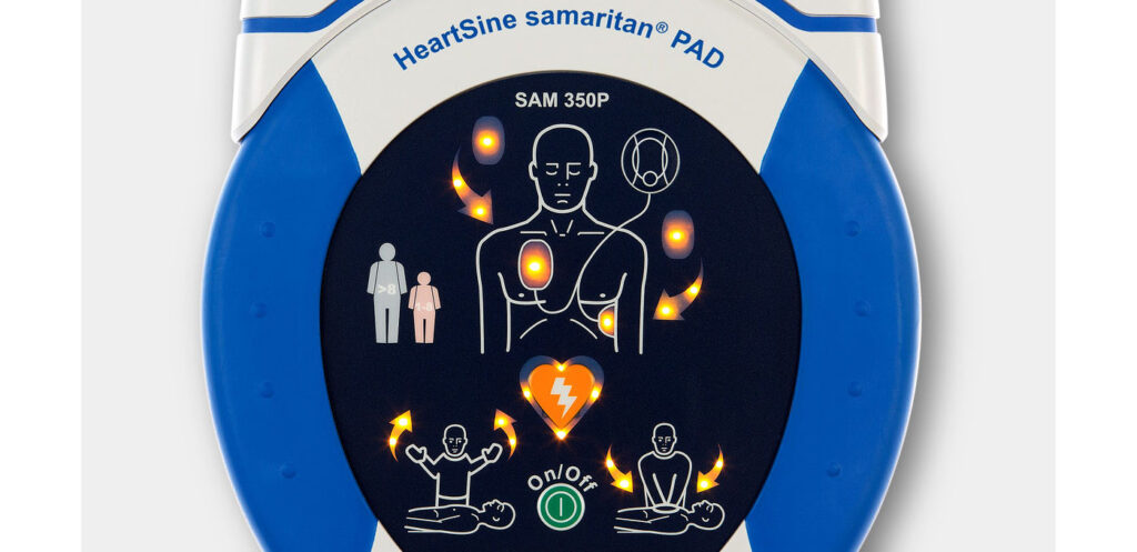 HeartSine samaritan PAD 350P Portable AED Defibrillator