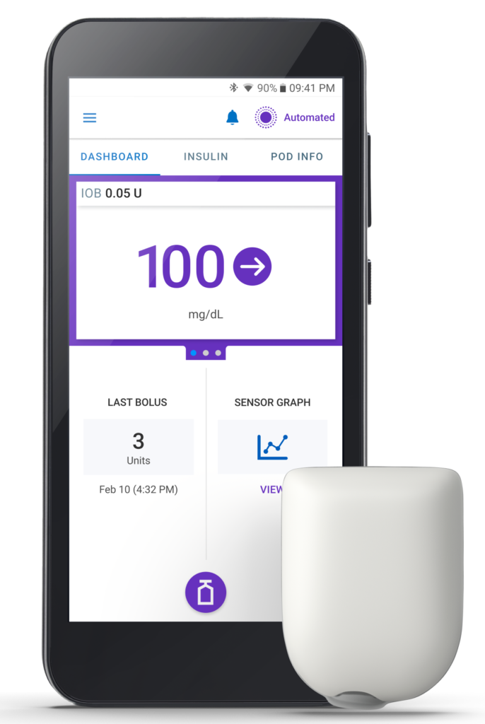 Insulet Omnipod 5 Tubeless Automated Insulin Delivery System