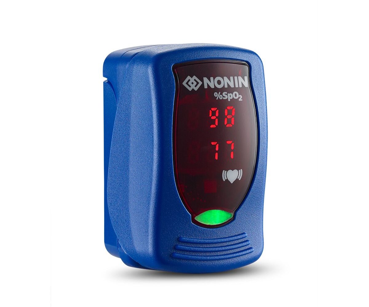 Nonin Onyx Vantage 9590 pulse oximeter in blue