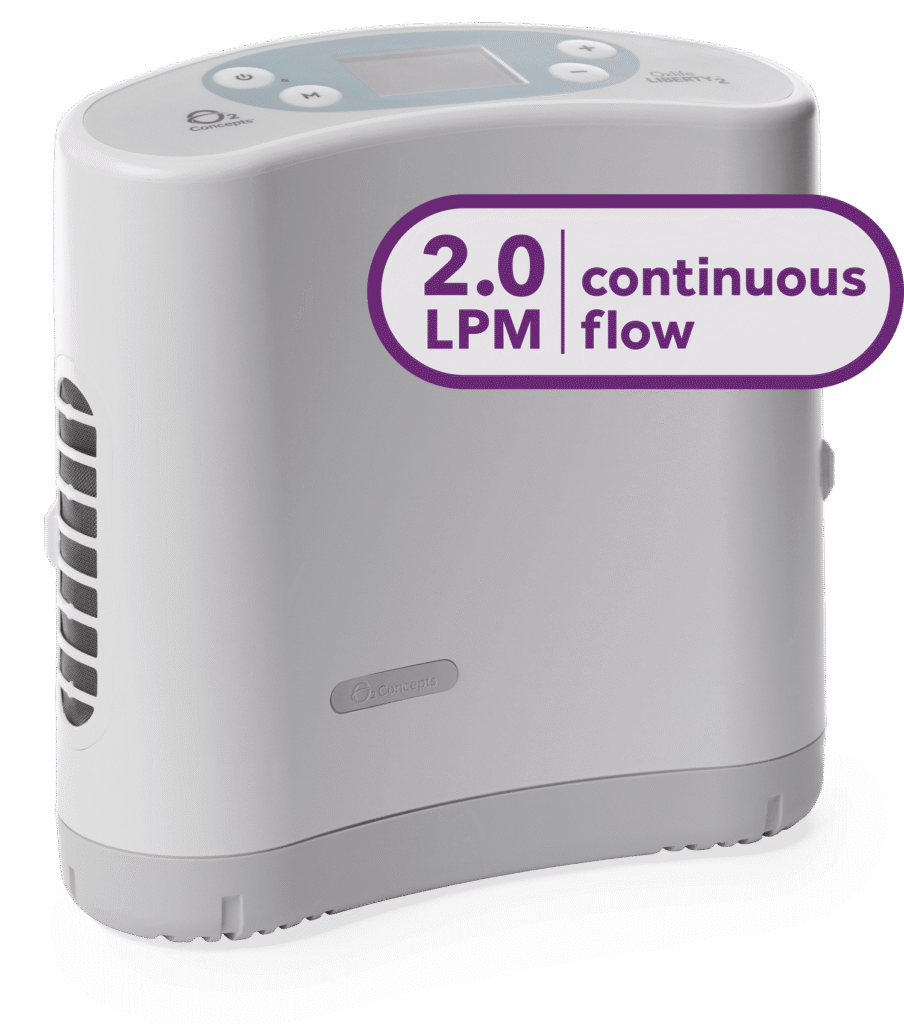 O2 Concepts Oxlife Liberty 2 Continuous Flow Portable Oxygen Concentrator