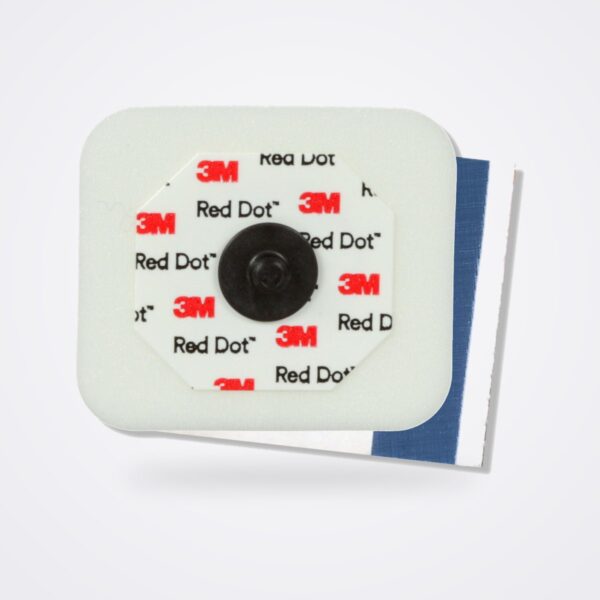 3M Red Dot 2570 radiolucent foam monitoring electrode with abrader tab