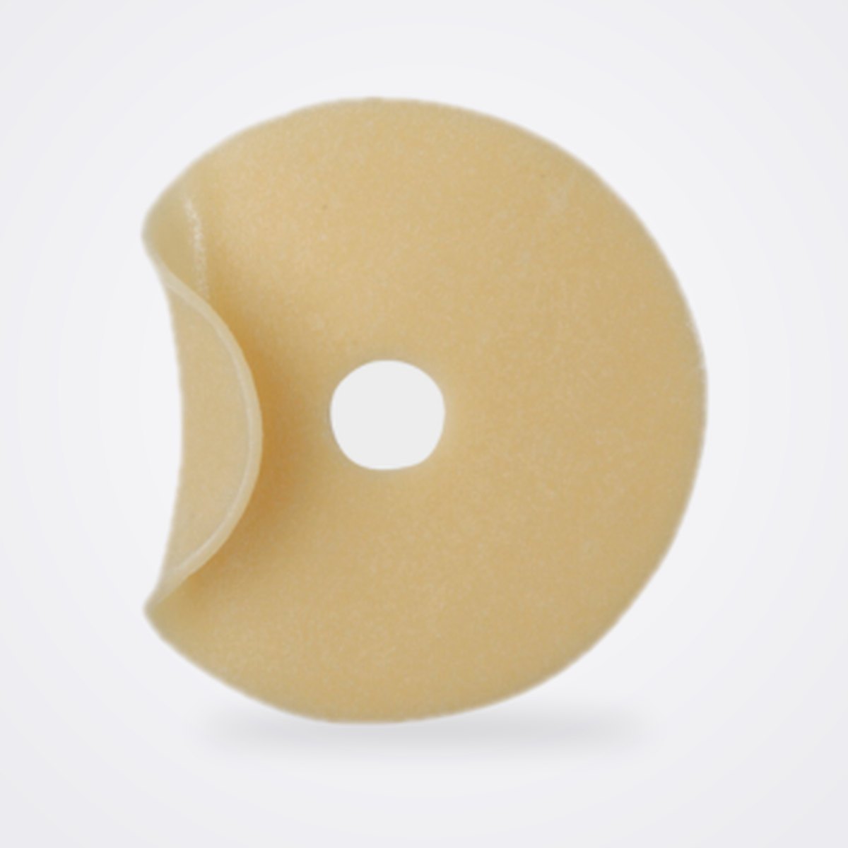 Eakin Cohesive Seals and Wound Pouches for Stomas, Fistulae and Wounds 1 Eakin Cohesive large 98 mm stoma seal folded to show its mouldable edge