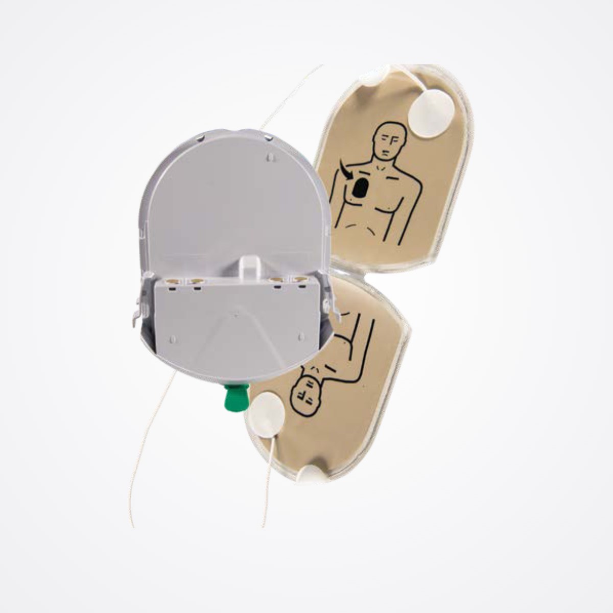 خرطوشة HeartSine Pad-Pak للبالغين HeartSine adult Pad Pak electrode and battery cartridge with pads