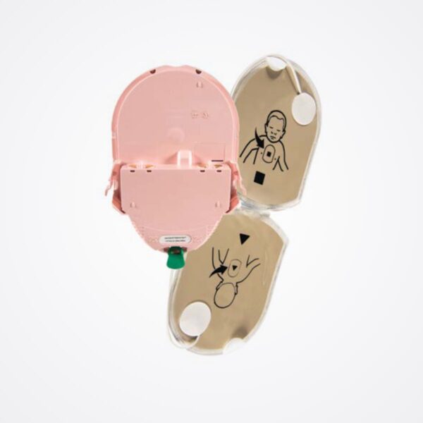 HeartSine Pediatric Pak child electrode and battery cartridge with pads