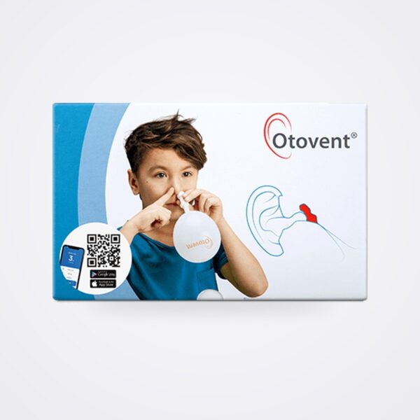 Otovent pack for children with nose piece and balloons