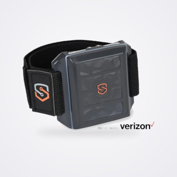 SlateSafety BAND V2 grey rugged heat-stress wearable on a black adjustable strap