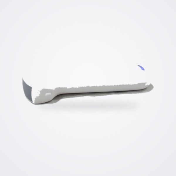 Sonostar wireless convex ultrasound probe in white on a light background