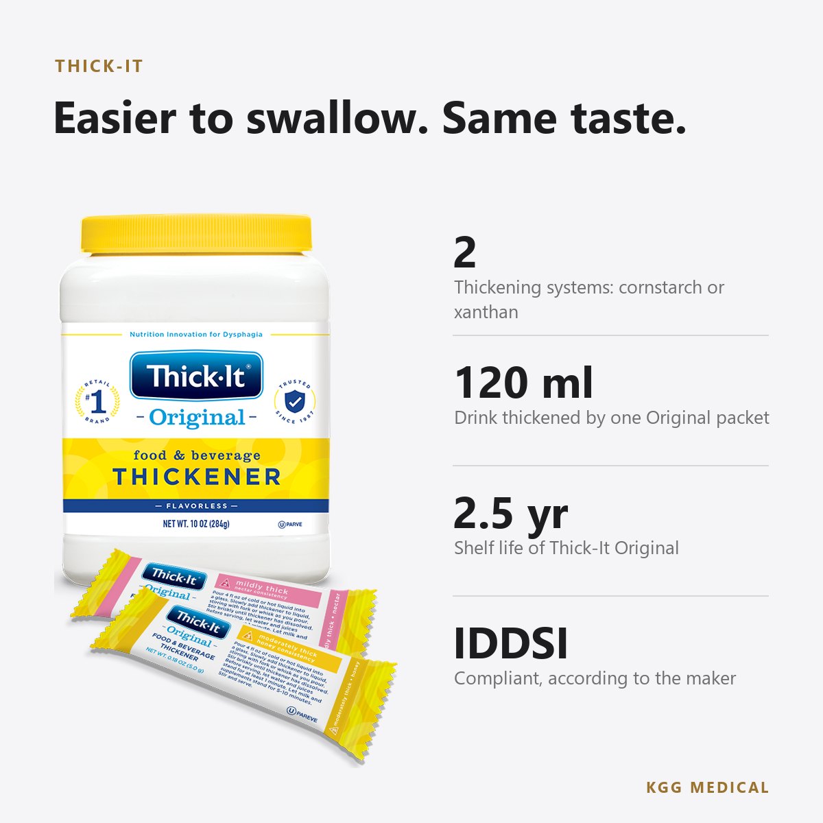 Thick-It Original and Clear Advantage Food & Beverage Thickeners 2 Thick It key specifications